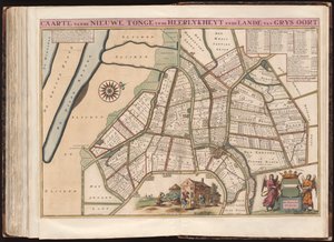 Map of Nieuwe Tonge in the Land of Grys Oort by A. Steyaart Heyman van Dyck